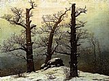 Dolmen in the Snow by Caspar David Friedrich